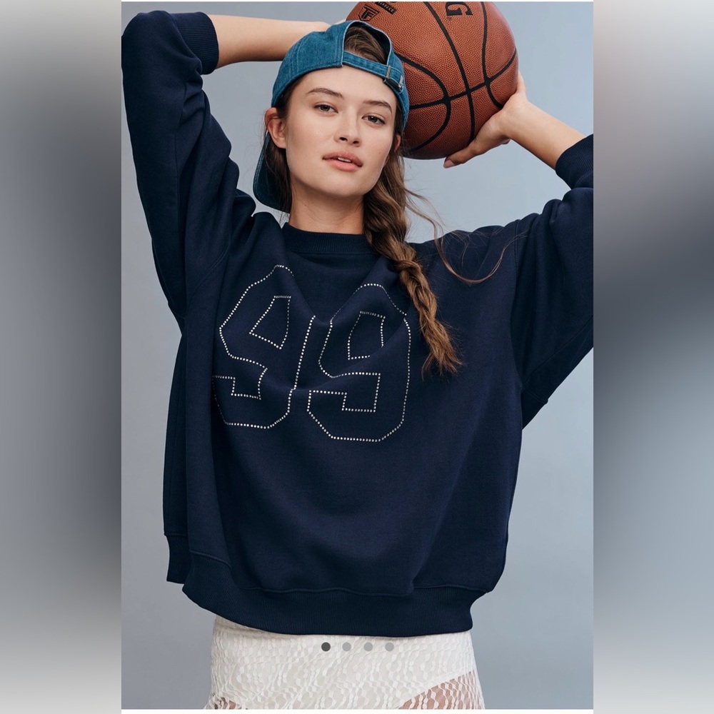 NWT LSPACE x Anthropologie Pullover Sweatshirt